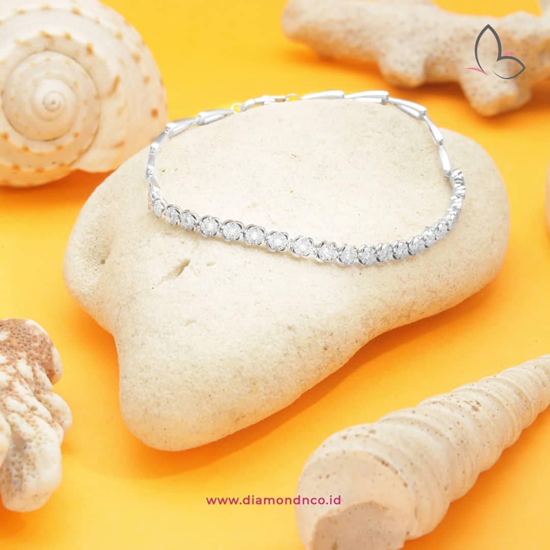 Gelang white Gold