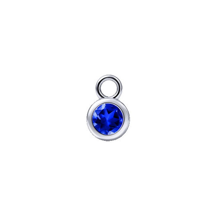Diamond Charm Earrings Birth Stone S157-DPS0465-DES