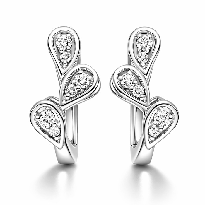 Diamond Ladies Earrings DEF0493 Diamond Ladies Earrings DEF0493