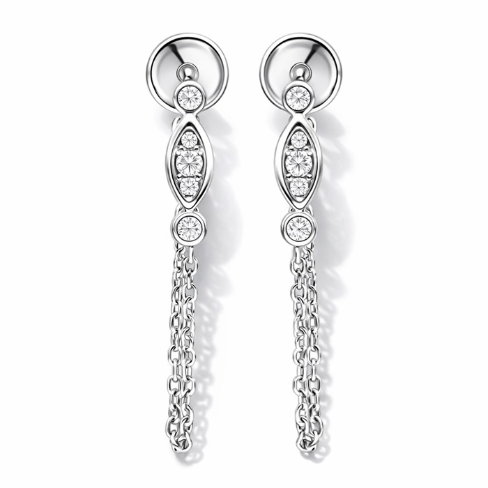Diamond Ladies Earrings DEF0536 Diamond Ladies Earrings DEF0536