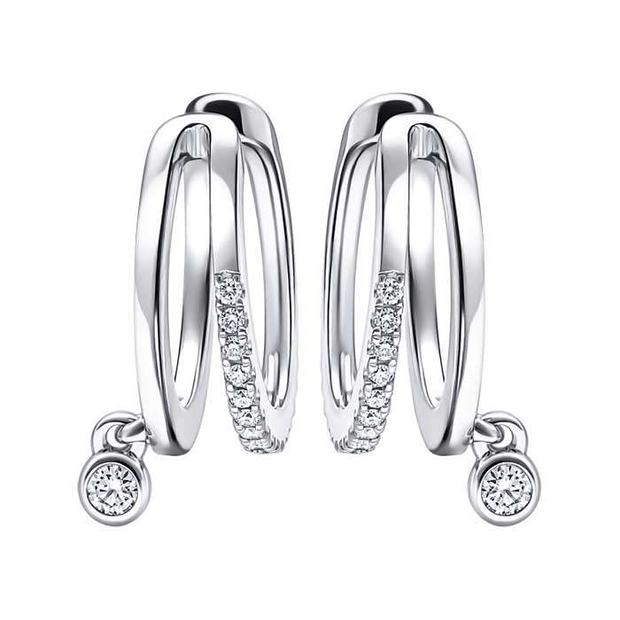 Diamond Ladies Earrings DEF0566 Diamond Ladies Earrings DEF0566