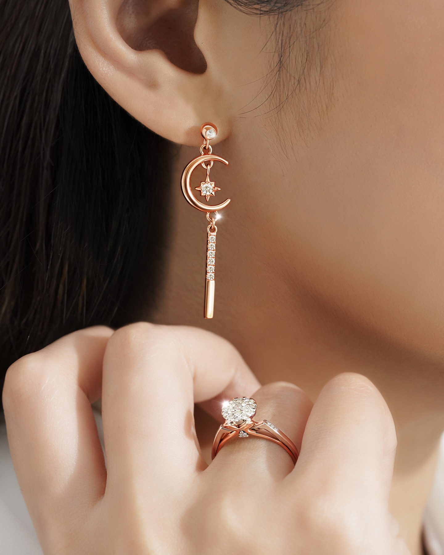 anting emas kuning